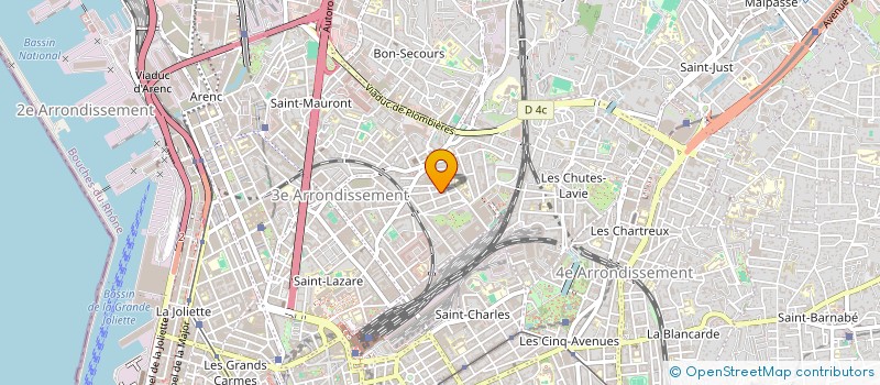 localisation de l'entreprise MONSIEUR PIERRE ARNAUD  MARSEILLE