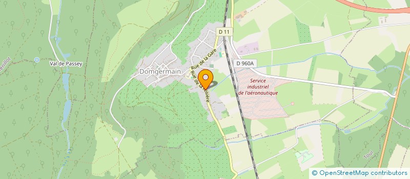 localisation de l'entreprise MONSIEUR PIERRE-ARNAUD BOURGER  DOMGERMAIN