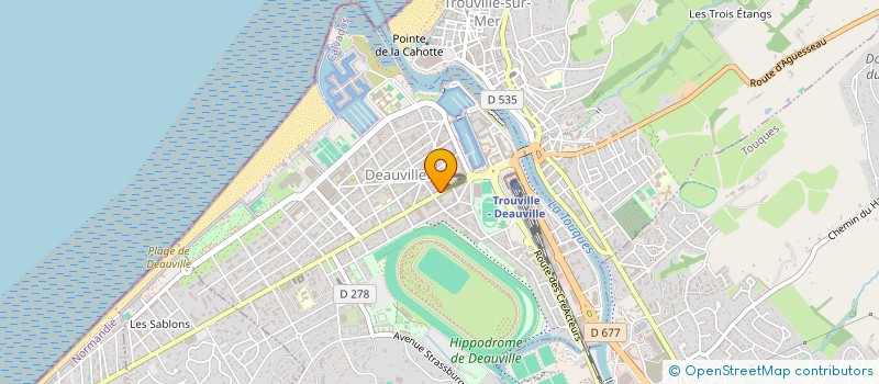 localisation de l'entreprise MONSIEUR PIERRE-ARNAUD MASSE  DEAUVILLE