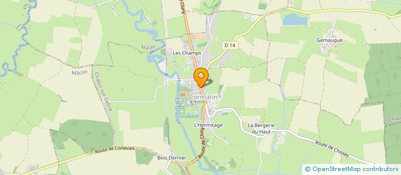 localisation de l'entreprise MONSIEUR PIERRE ARNOUD  CORMATIN