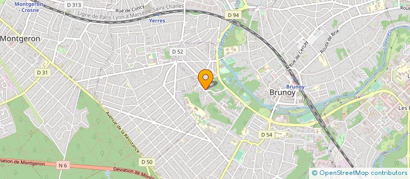 localisation de l'entreprise MONSIEUR PIERRE ARNOULT  BRUNOY