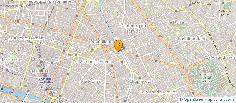 localisation de l'entreprise MONSIEUR PIERRE ARNOUX  PARIS