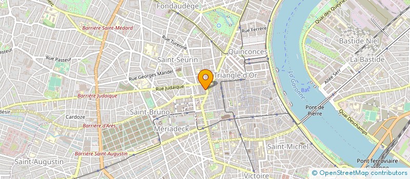 localisation de l'entreprise MONSIEUR PIERRE ARRIVE à BORDEAUX