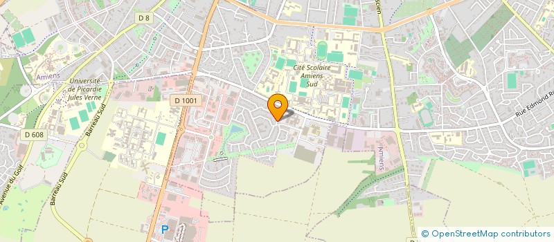 localisation de l'entreprise MONSIEUR PIERRE ARTHUR FERNAN GOURLIN  AMIENS