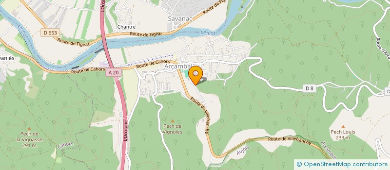 localisation de l'entreprise MONSIEUR PIERRE ARTHUR NAVIAUX  ARCAMBAL