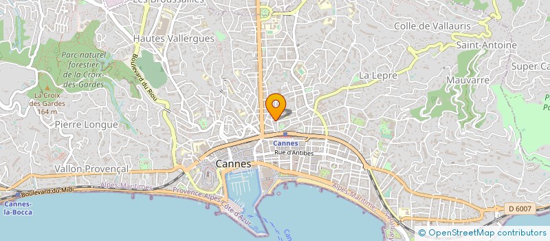 localisation de l'entreprise MONSIEUR PIERRE ARTUSO à CANNES