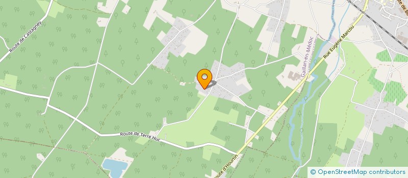 localisation de l'entreprise MONSIEUR PIERRE ASPA  GAILLAN-EN-MEDOC