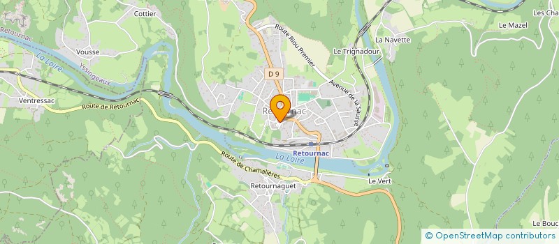 localisation de l'entreprise MONSIEUR PIERRE ASTOR  RETOURNAC