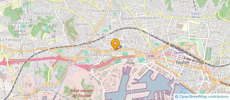 localisation de l'entreprise MONSIEUR PIERRE ATTELLY  TOULON