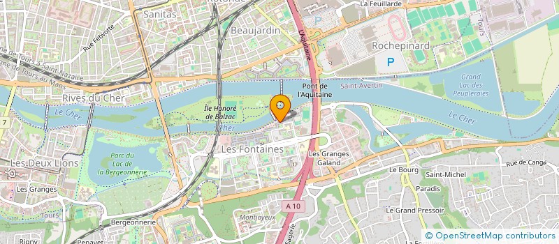 localisation de l'entreprise MONSIEUR PIERRE AUBAME  TOURS