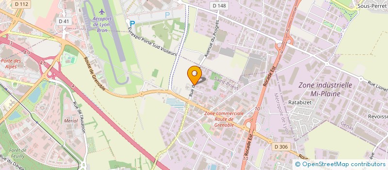 localisation de l'entreprise MONSIEUR PIERRE AUBERT  SAINT-PRIEST