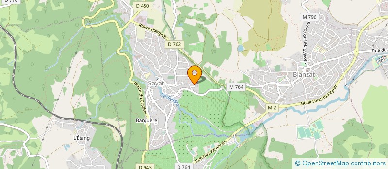 localisation de l'entreprise MONSIEUR PIERRE AUBERT  SAYAT