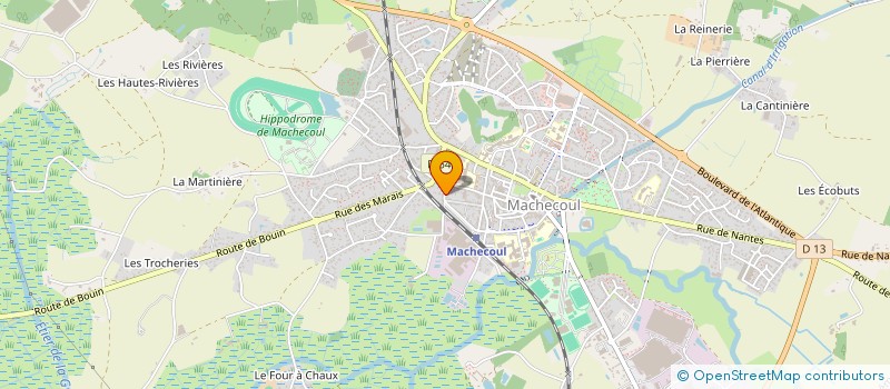 localisation de l'entreprise MONSIEUR PIERRE AUBINAIS  MACHECOUL-SAINT-MEME