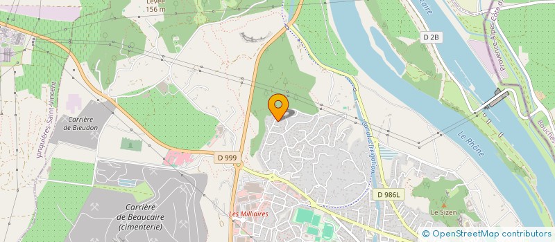 localisation de l'entreprise MONSIEUR PIERRE AUDIGIER  BEAUCAIRE