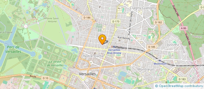 localisation de l'entreprise MONSIEUR PIERRE AUDOIN à VERSAILLES