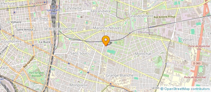 localisation de l'entreprise MONSIEUR PIERRE AUDOIN à LYON