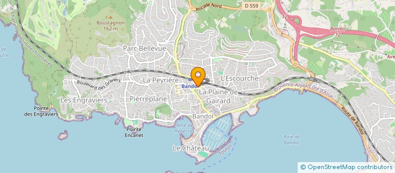 localisation de l'entreprise MONSIEUR PIERRE AUDRY à BANDOL