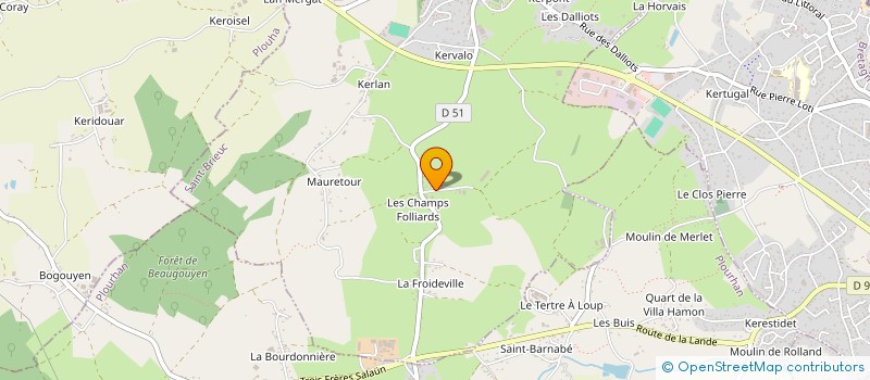 localisation de l'entreprise MONSIEUR PIERRE AUFFRAY à TREVENEUC