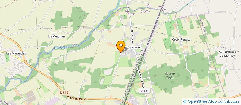 localisation de l'entreprise MONSIEUR PIERRE AUGER  LAPEYROUSE-MORNAY