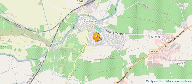 localisation de l'entreprise MONSIEUR PIERRE AUGEREAU à COLOMBIERS