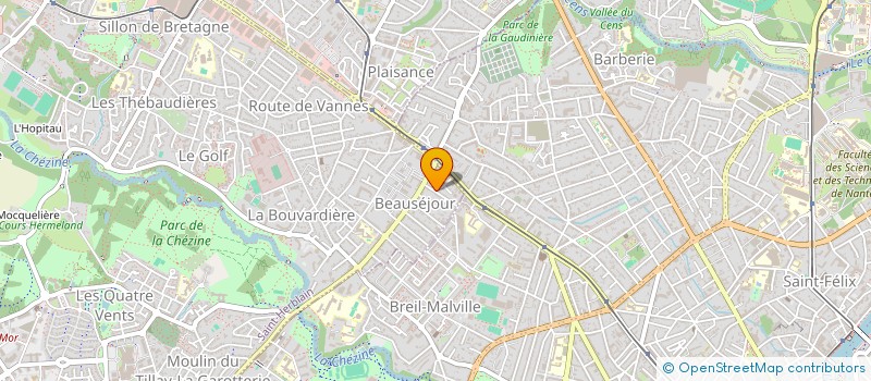 localisation de l'entreprise MONSIEUR PIERRE AUGEREAU  SAINT-HERBLAIN