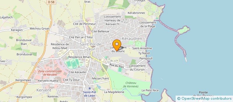 localisation de l'entreprise MONSIEUR PIERRE AUGES  SAINT-POL-DE-LEON