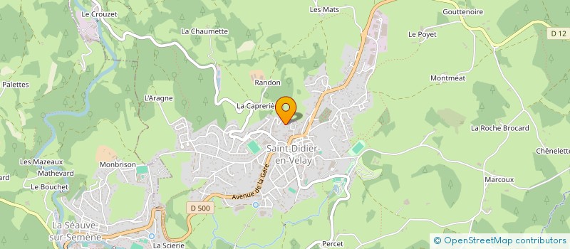 localisation de l'entreprise MONSIEUR PIERRE AULAGNIER  SAINT-DIDIER-EN-VELAY