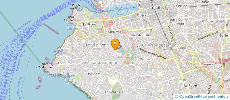 localisation de l'entreprise MONSIEUR PIERRE AURIOL  MARSEILLE