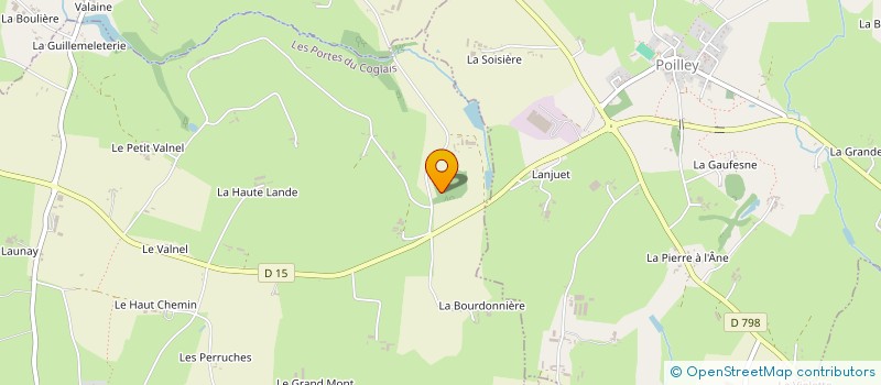 localisation de l'entreprise MONSIEUR PIERRE AUSSANT  LES PORTES DU COGLAIS