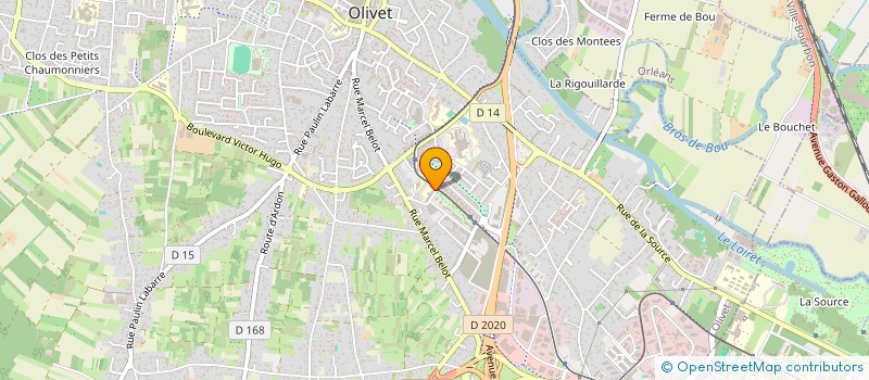 localisation de l'entreprise MONSIEUR PIERRE AUSSURE à OLIVET