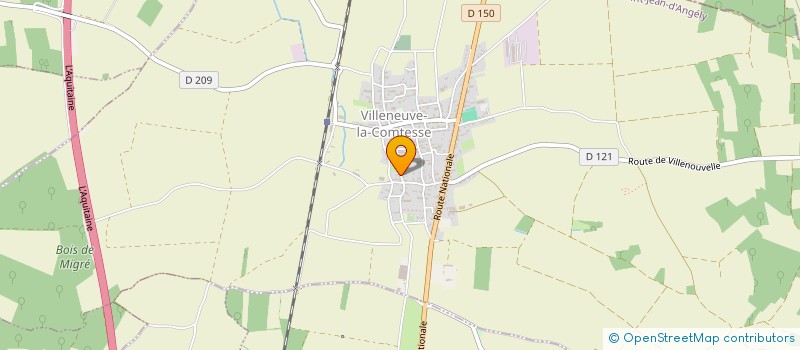 localisation de l'entreprise MONSIEUR PIERRE AUTEXIER  VILLENEUVE-LA-COMTESSE