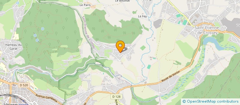 localisation de l'entreprise MONSIEUR PIERRE AUTRAND  SAINT-ETIENNE-DE-CROSSEY