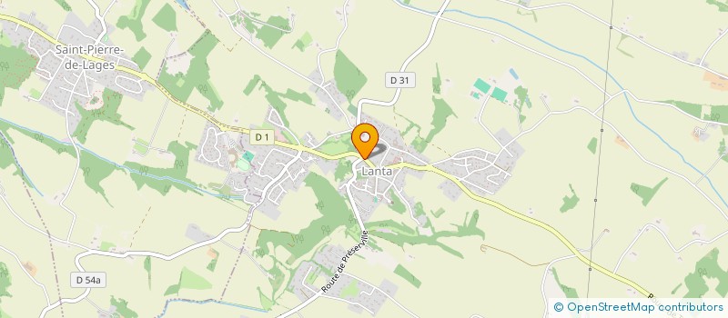 localisation de l'entreprise MONSIEUR PIERRE AVERSENG  LANTA