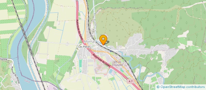 localisation de l'entreprise MONSIEUR PIERRE AVON  MORNAS