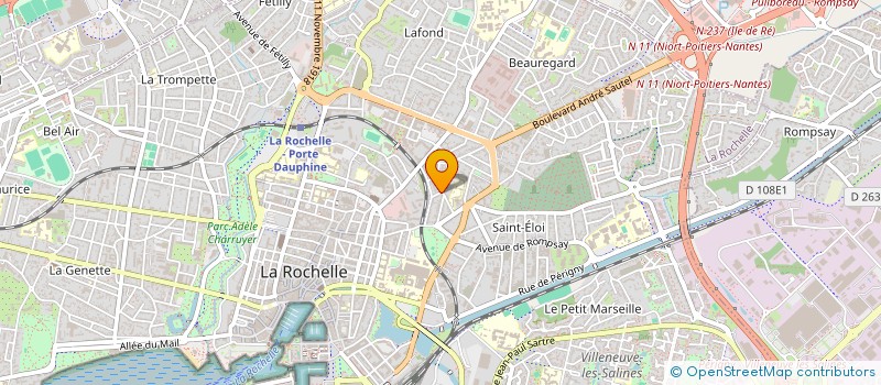 localisation de l'entreprise MONSIEUR PIERRE AVRIL  LA ROCHELLE
