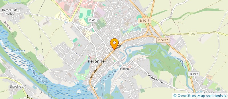 localisation de l'entreprise MONSIEUR PIERRE-AXEL BLONDEL  PERONNE