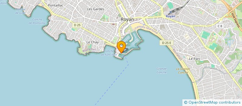 localisation de l'entreprise MONSIEUR PIERRE-AYMERIC FETIS à ROYAN