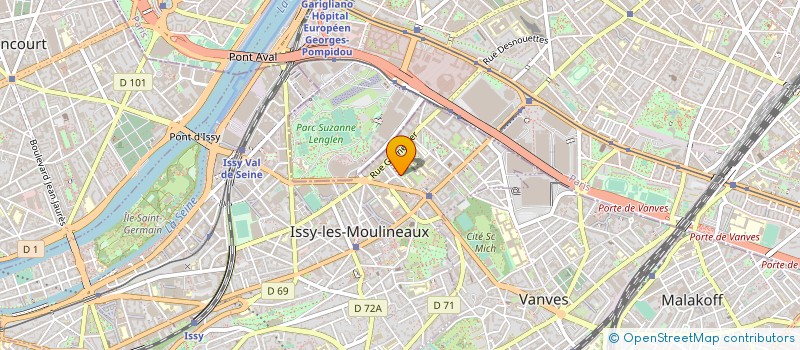 localisation de l'entreprise MONSIEUR PIERRE-AYMERIC MASSE à ISSY-LES-MOULINEAUX