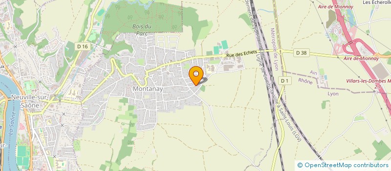 localisation de l'entreprise MONSIEUR PIERRE BACHELARD  MONTANAY