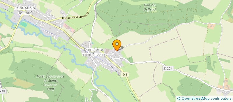 localisation de l'entreprise MONSIEUR PIERRE BACHELET  DAMPIERRE-SAINT-NICOLAS