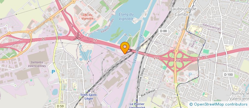 localisation de l'entreprise MONSIEUR PIERRE BACHELET à VALENCIENNES