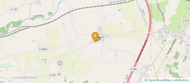 localisation de l'entreprise MONSIEUR PIERRE BACQUART  LA LANDE-D'AIROU