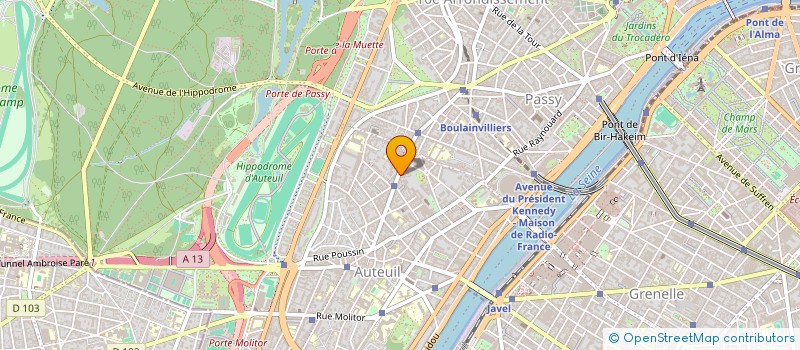 localisation de l'entreprise MONSIEUR PIERRE BADAULT  PARIS