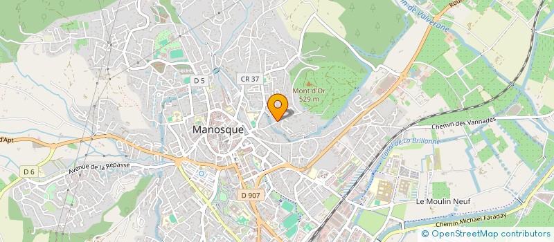 localisation de l'entreprise MONSIEUR PIERRE BADIA à MANOSQUE