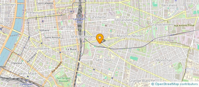 localisation de l'entreprise MONSIEUR PIERRE BAGLIOTTO à LYON