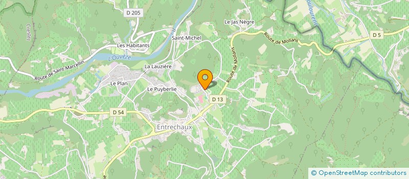 localisation de l'entreprise MONSIEUR PIERRE BAGNOL  ENTRECHAUX