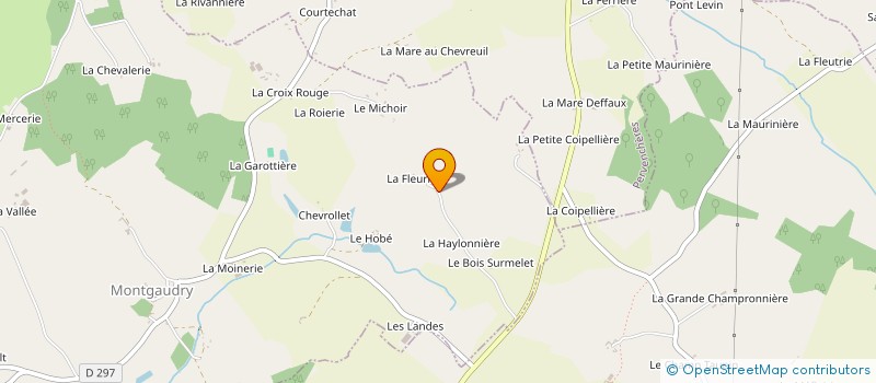 localisation de l'entreprise MONSIEUR PIERRE BAIGLE à MONTGAUDRY