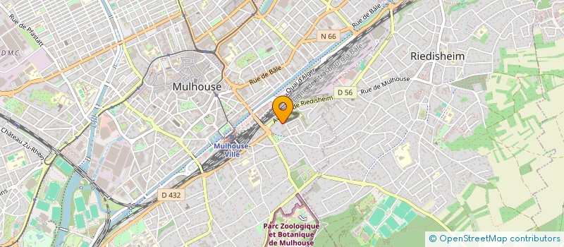 localisation de l'entreprise MONSIEUR PIERRE BAILLY  MULHOUSE