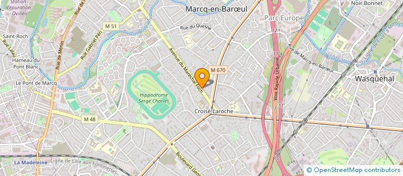 localisation de l'entreprise MONSIEUR PIERRE BAKEL à MARCQ-EN-BARŒUL
