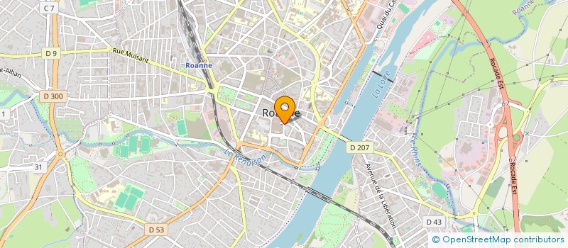 localisation de l'entreprise MONSIEUR PIERRE BALAVY  ROANNE